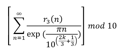 formula for
              sqrt(10) in decimal